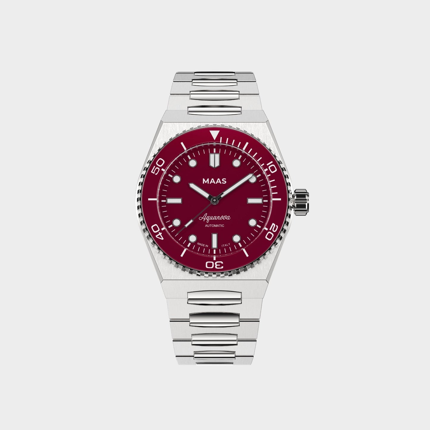 MAAS Aquanova - Automatic Watch - 40mm - Burgundy