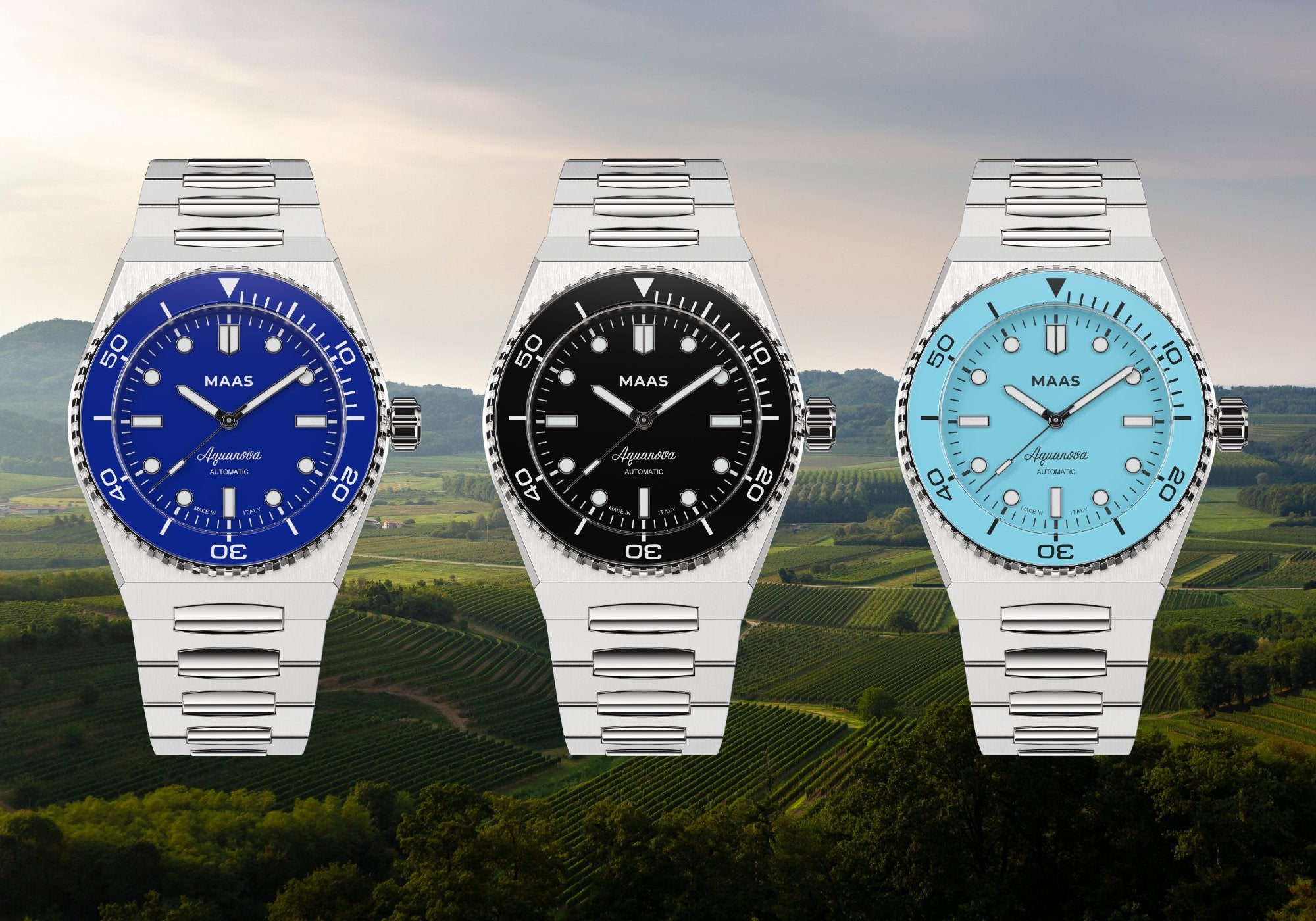 MAAS watches male model