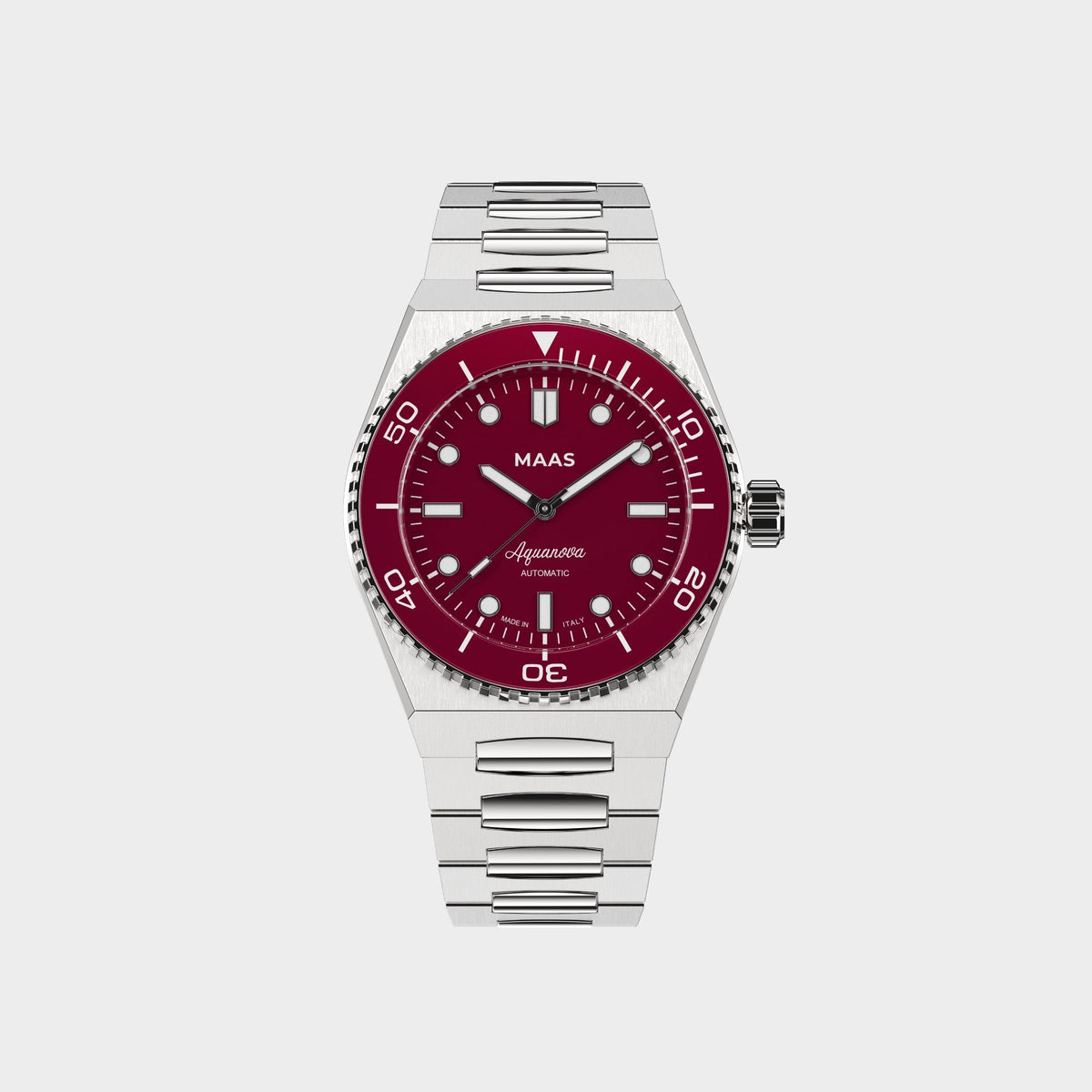 MAAS Aquanova - Automatic Watch - 40mm - Burgundy