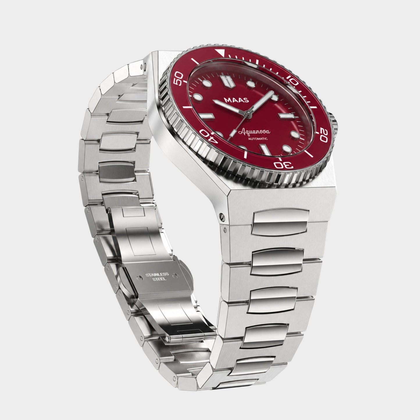 MAAS Aquanova - Automatic Watch - 40mm - Burgundy