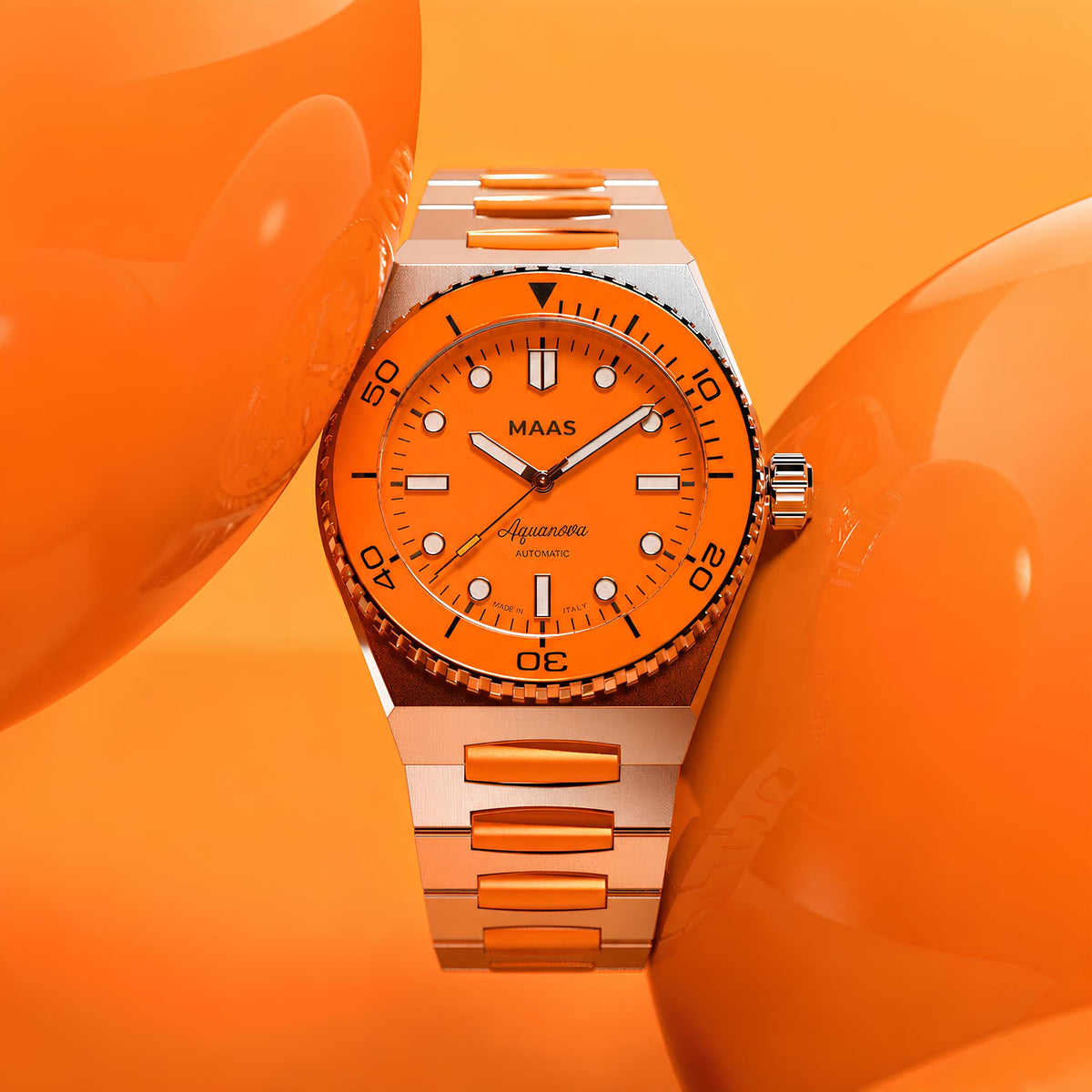 MAAS Aquanova - Automatic Watch - 40mm - Orange