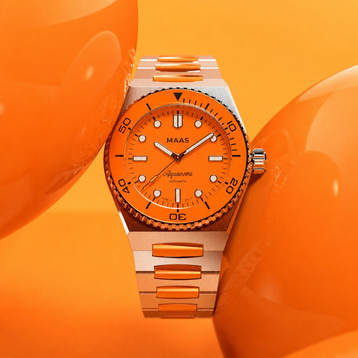 MAAS Aquanova - Automatic Watch - 40mm - Orange
