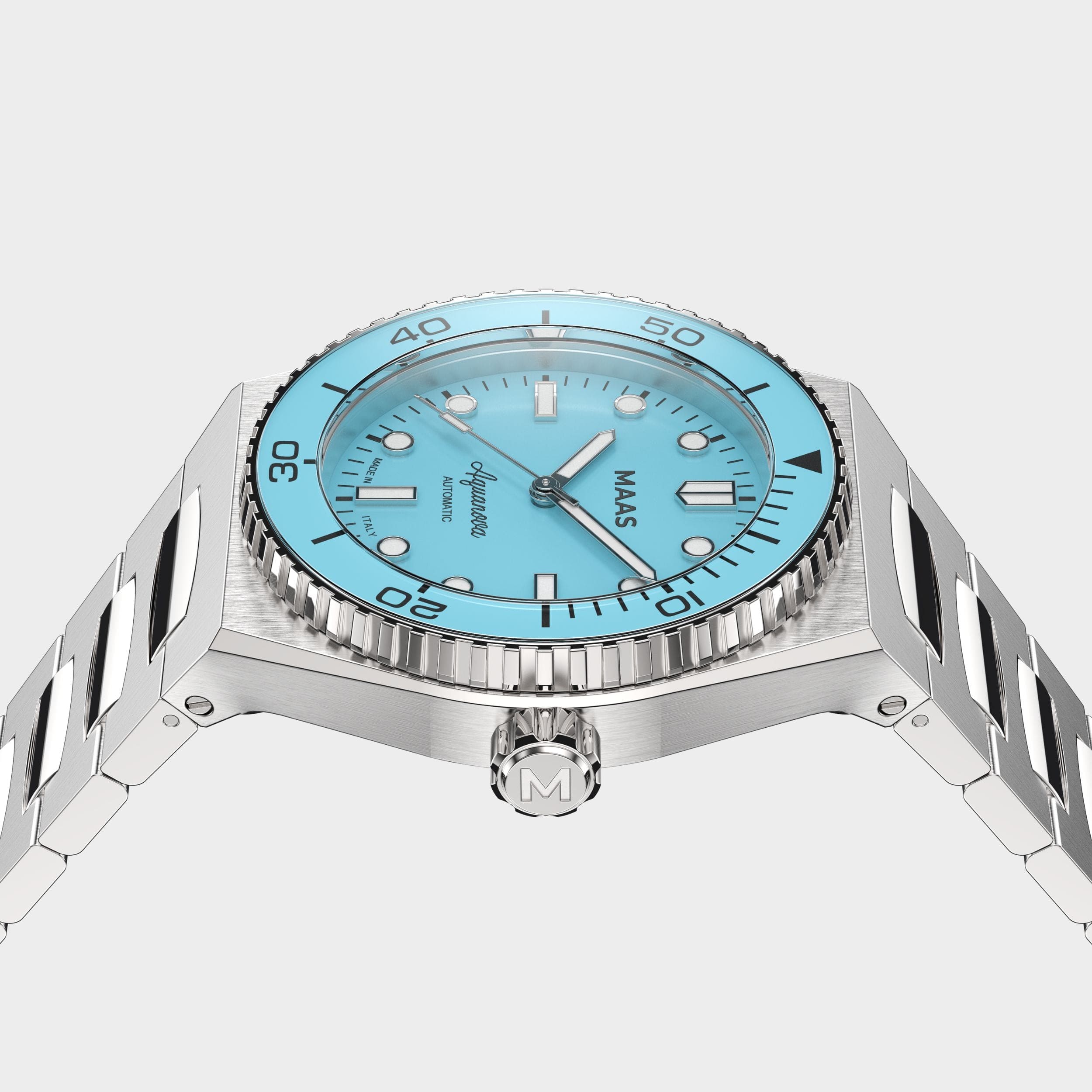MAAS Aquanova - Turquoise - 40mm Automatic Watch | Swiss Sellita